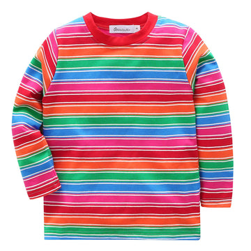 Baby Boys Girls Striped T-Shirts, Long Sleeve Cotton Chucky Costume Top Shirts 2T Multicolor