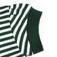 College Baby Striped Game Day Polo Dress With Bloomer - Colorado State Rams Logo - Hunter/White - 12 Months
