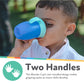 Nuby Wonder Cup - Spill-Proof Toddler Sippy Cups - (2 Pack) 5 Oz - Sip From All Sides - Leak Resistant - Easy Grip Two-Handle De