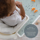 Yeah Baby Goods Wipeable Ikea Antilop Highchair Cushion Cover (White) - Soft, Waterproof Baby High Chair Cover
