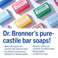 Dr. Bronners Baby Unscented Gift Set - Pure-Castile Liquid and Bar Soaps, Organic Magic Balm, and 4-in-1 Organic Sugar Pump Soa