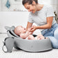 Skip Hop Baby Bath Rinse Cup, Moby Tear-Free Waterfall Rinser, Grey