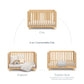 Storkcraft Beckett 3-In-1 Convertible Crib (Natural) - Converts From Baby Crib To Toddler Bed And Daybed, Fits Standard Full-Siz