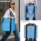 Toribio Backless Booster Car Seat Travel Bag, For Gb Pockit, Tote Bag Strollers Bags For Airplane Gate Check, Blue