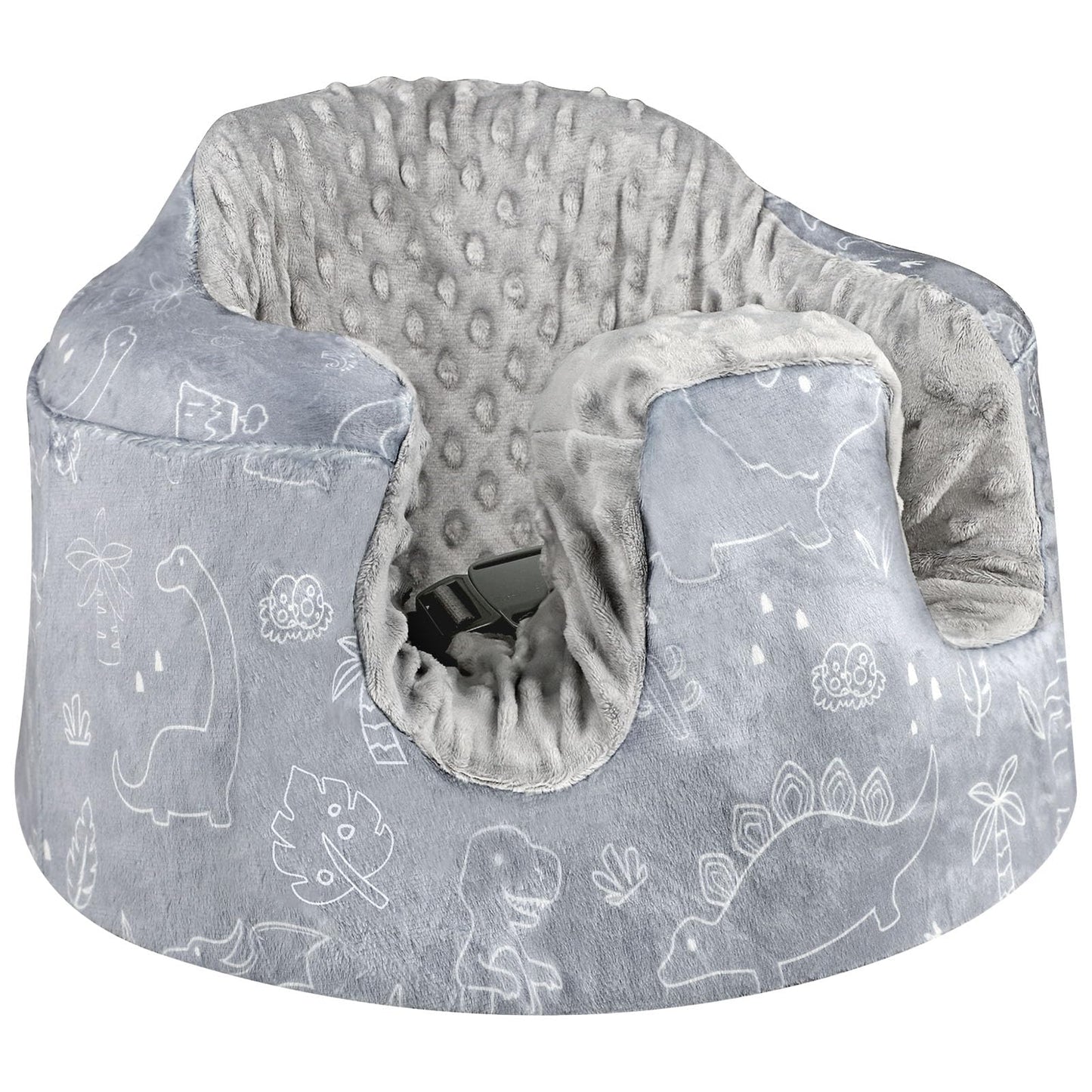 Dilimi Minky Seat Cover Compatible With Bumbo Seat, Removable Ultra Soft Comfortable Warm Seat Slipcover For Baby Boy And Girl,