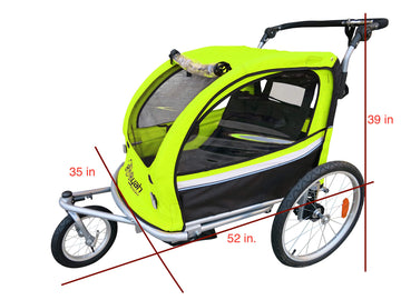 Stroller Cover For Booyah Double Child And Large Pet Stroller. Fits Clevr And Aosom Too.