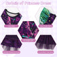 Henzworld Girls Purple Dress Kids Costume Dress Up For Girls Short Flutter Sleeve Tulle Dresses Halloween Cosplay Theme Party Ou
