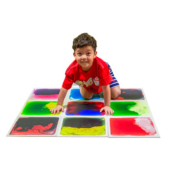 Art3d Liquid Fusion Activity Play Centers for Children, Toddler, Teens, 12 X 12 Pack of 9 Tiles