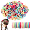 500 PCS Toddler Hair Ties, Kids Hair Ties, Baby Colorful Hair Accessories for Girls and Kids, No Damage Ponytail Holders No Crea