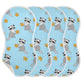YYZZH Raccoons Autumn Leaves Pattern Muslin Burp Cloths for Baby 4 Pack 100% Cotton Baby Washcloths Bibs for Boy Girl