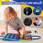 LYLIN Busy Board Montessori Toys for 1 2 3 4 Years Old, Toddler Busy Book Sensory Board, Preschool Learning Educational Activiti