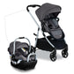 Britax Willow Grove SC Baby Travel System, Infant Car Seat and Stroller Combo with Alpine Base, ClickTight Technology, SafeWash,