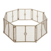 Toddleroo By North States Superyard 8 Panel Free Standing Play Yard, Indoor Or Outdoor Baby Playpen, Baby Gate. Made In Usa. 6.5