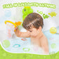 EKUEASYKU Dinosaur Bath Toys for Kids Ages 1-3 2-4 4-8 Toddler Bath Toys Whirling Waterfall Water Toys Fishing Games Bathtub Bat
