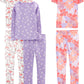 Simple Joys by Carters Girls Snug-Fit Cotton Pajama Set, Violet/Dot/Flamingo, 18M