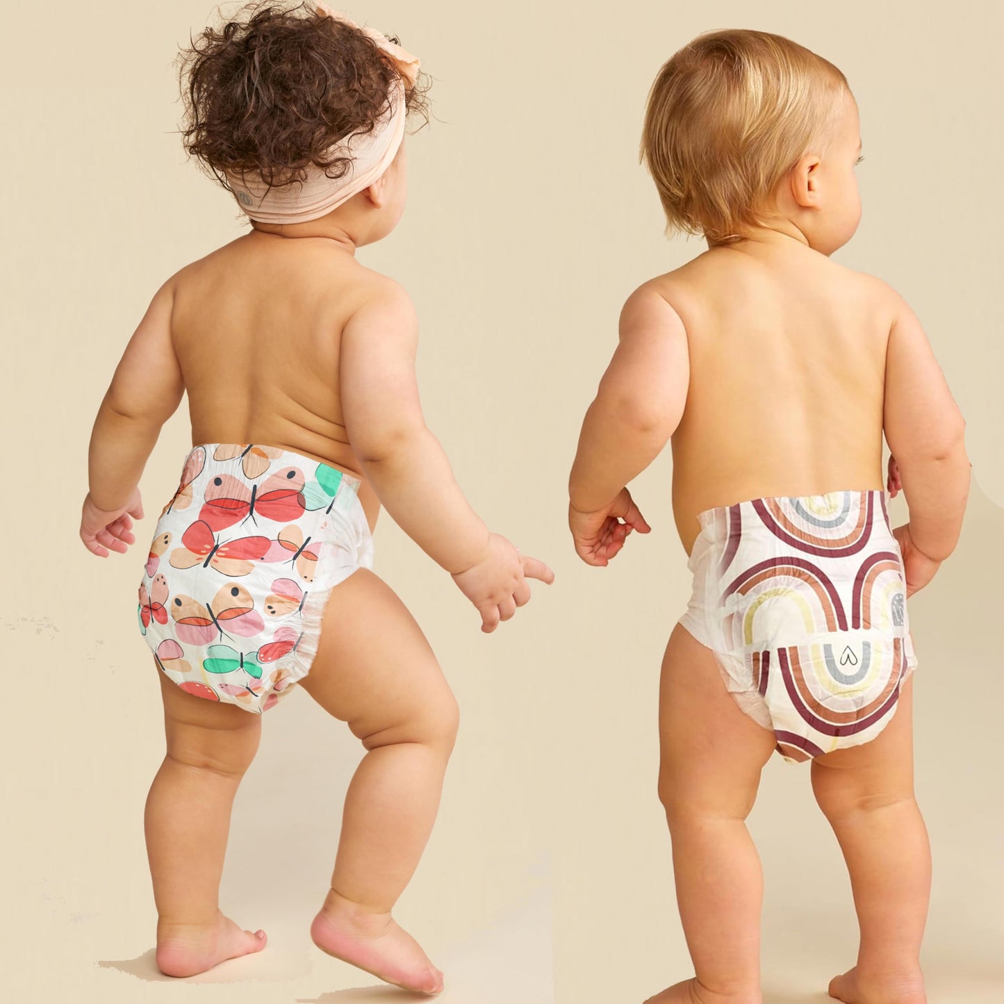 The Honest Company Clean Conscious Diapers For Sensitive Skin | Hypoallergenic, Fragrance Free | Girl Prints | Club Box, Size 5