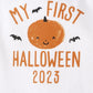The Children'S Place Unisex-Baby And Newborn Long Sleeve Graphic Bodysuit My First Halloween 6-9 Months