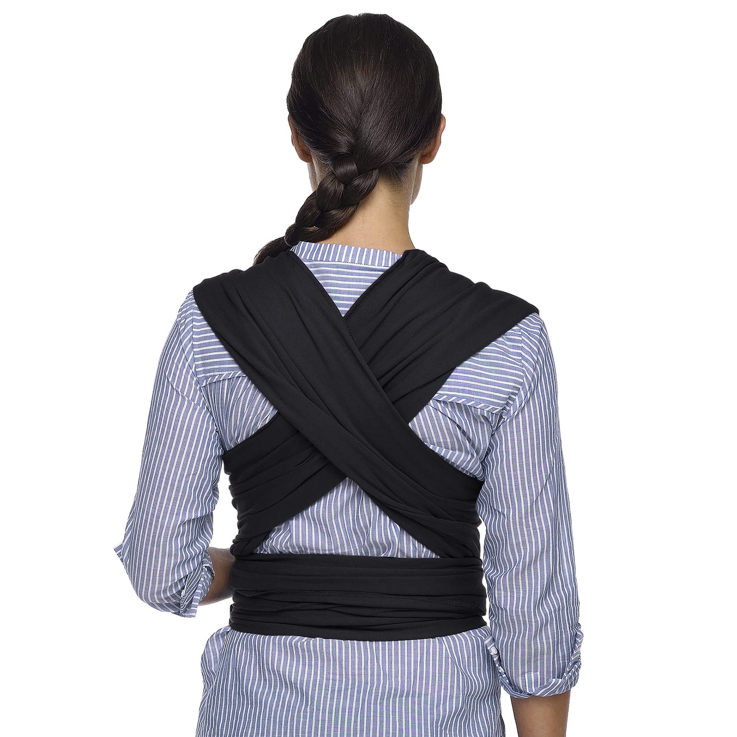 Moby Baby Wrap Carrier Evolution for Newborns to Toddlers (8-33lbs), Infant Sling Carrier, Lightweight & Hands Free Design, Adju