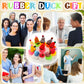 Liliful 108 Set Employee Appreciation Gift Bulk for Coworker Inspirational Mini Rubber Ducks with Glasses You are Awesome Sign Y
