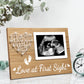 New Mom Gifts Baby Ultrasound Picture Frame Sonogram Keepsake Frame, Pregnancy Gifts For First Time Mom Dad, Pregnancy Announcem