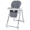 Safety 1St High Chairs For Babies And Toddlers, 3-In-1 Grow And Go With Tray And Adjustable Seat, Monolith