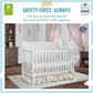Dream On Me Cape Cod 5-In-1 Convertible Crib In White, Greenguard Gold Certified, 55X30X44.5 Inch (Pack Of 1)