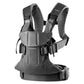 BabyBjrn Baby Carrier One, Woven Mix, Denim Gray/Dark Gray