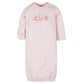 Gerber Unisex Baby Boy And Girls 4-Pack Sleeper Gown Bear Pink Preemie