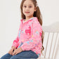 Feidoog Kids Baby Toddler Girls Cartoon Spring Fall Outerwear Windbreaker Zipper Hooded Jackets Coat,Rainbow,2-3T