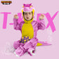 Spooktacular Creations Purple T-Rex Costume, Dinosaur Jumpsuit Jumpsuit For Toddler And Child Halloween Dress Up Party-Toddler (