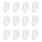 Touched By Nature Kid'S Organic Basic Socks Sockshosiery, White Terry Socks Pink, 6-12 Months