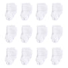 Touched By Nature Kid'S Organic Basic Socks Sockshosiery, White Terry Socks Pink, 6-12 Months