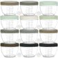 Youngever 18 Sets Baby Food Storage, 6 Ounce Baby Food Containers With Lids And Labels, 9 Urban Colors