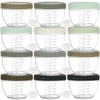 Youngever 18 Sets Baby Food Storage, 6 Ounce Baby Food Containers With Lids And Labels, 9 Urban Colors