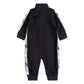 Nike Baby Boys Long Sleeve Tricot Taping Coverall (Black(56H984-023)/White, 3 Months)