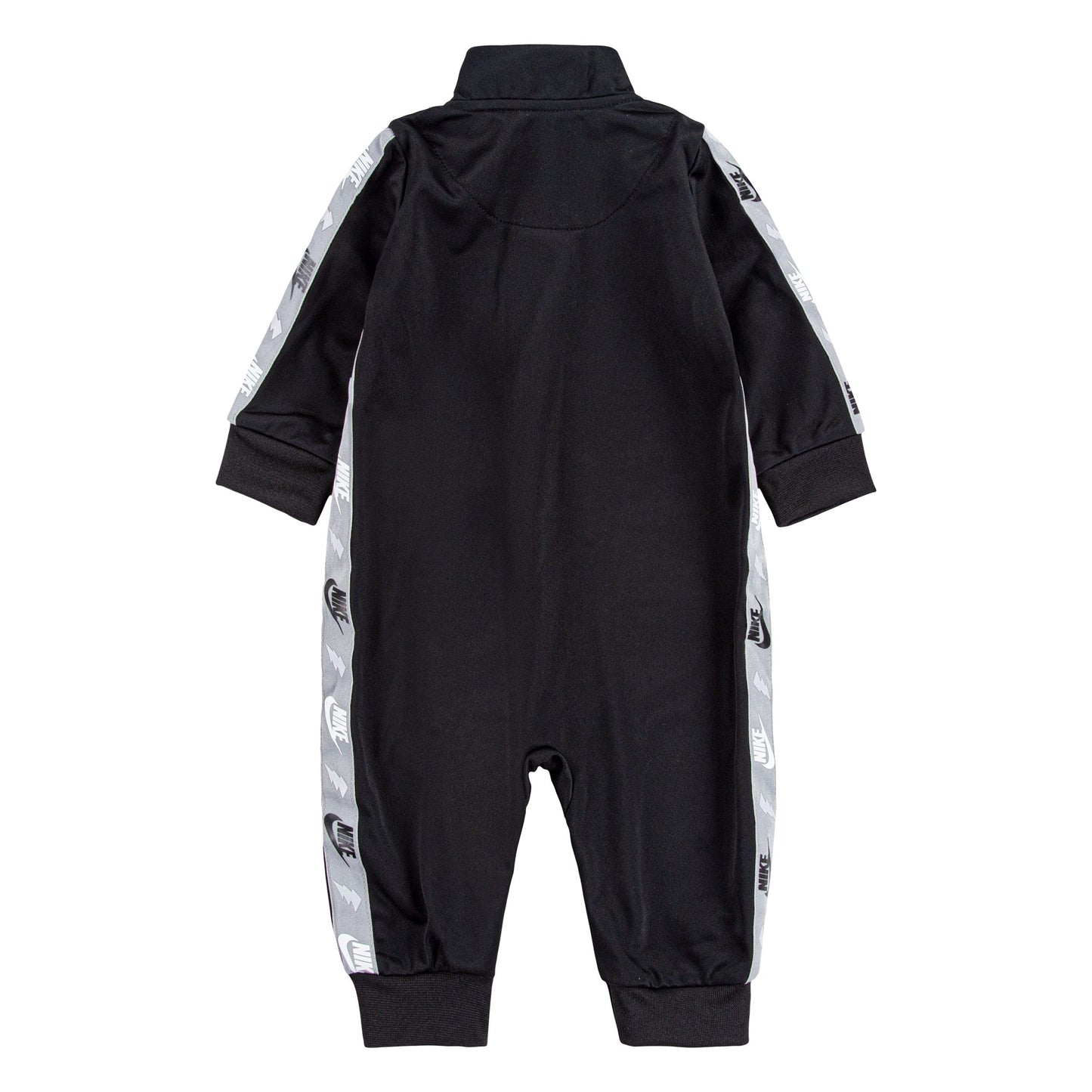 Nike Baby Boys Long Sleeve Tricot Taping Coverall (Black(56H984-023)/White, 3 Months)