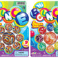 2CHILL Hi Bounce Super Bouncy Balls (2 Pack, 9 Balls Each) Colorful Bouncing Rubber Balls for Kids. Cool Party Favors for Kids.