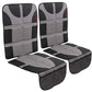 Lusso Gear Car Seat Protector (Value 2 Pack) - Thick Padding - Waterproof - Child Car Seat Protector With 2 Mesh Storage Pockets