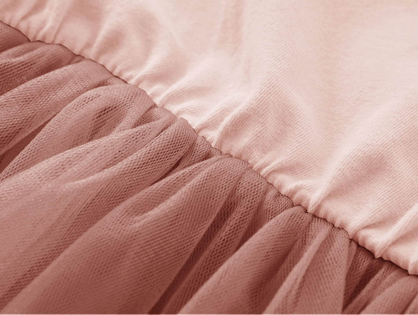 Twkioue Toddler Baby Girl Tutu Tulle Dress Ruffled Sleeve Fluffy Sundress 817 Dark Pink 130