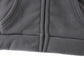 Amiyan Bear Ears Shape Fleece Warm Hoodies Clothes Toddler Zip-Up Light Jacket Sweatshirt Outwear For Baby Boys (Gray, 1-2T)