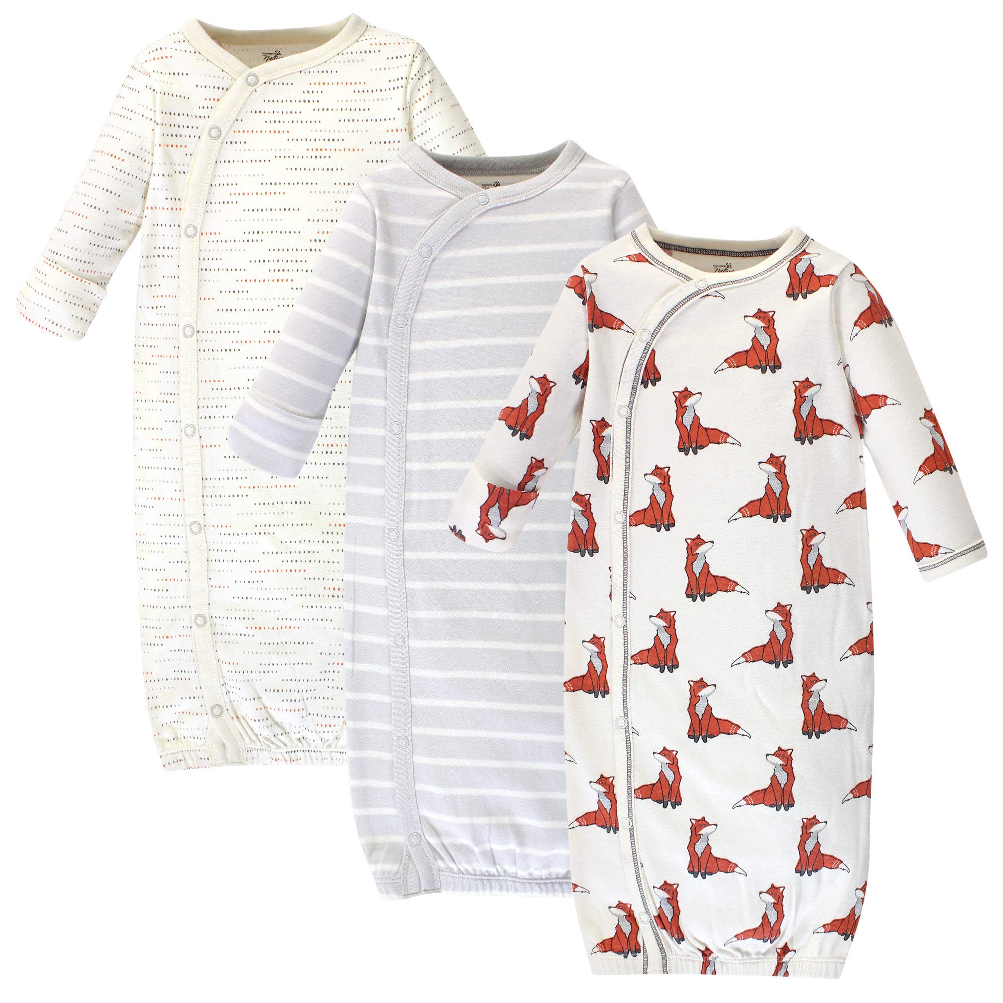 Touched By Nature Unisex Baby Organic Cotton Kimono Nightgown, Boho Fo – Cutebab WBBAPB07T6N3DPT