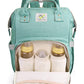 House Of Quirk Baby Diaper Bag Maternity Backpack (Green)