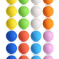Pllieay 24pcs 8 Colors Soft Foam Balls, Lightweight Mini Indoor Toys Play Balls for Safe Fun, Birthday Party for Boys and Girls