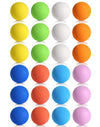 Pllieay 24pcs 8 Colors Soft Foam Balls, Lightweight Mini Indoor Toys Play Balls for Safe Fun, Birthday Party for Boys and Girls