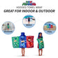 Pj Masks Bath/Pool/Beach Soft Cotton Terry Hooded Towel Wrap, 24' X 50', By Franco Kids