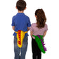 Tigerdoe Dragon Tails - Dinosaur Costume - Dragon Tail Theme Party - Dress Up - Animal Tails (Blue, Green & Yellow Tail)