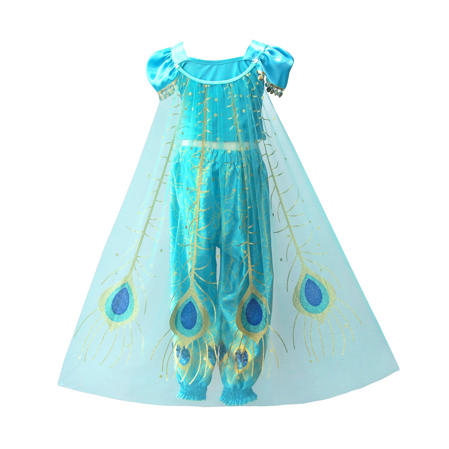 Dressy Daisy Girls Princess Dress Up With Headband Costumes Halloween Party Fancy Dress Size 4T, Style B