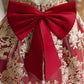 Nnjxd Baby Girl Dress Flower Embroidery Princesstutu Pageant Party Gown 2006 Deep Red Size(90) 12-18 Months