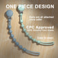 Cuddle Campus Pacifier Clip,Pack Of 5 Pacifier Holder Clip With One Piece Design,Soft Flexible Silicone Baby Pacifier Holder Wit