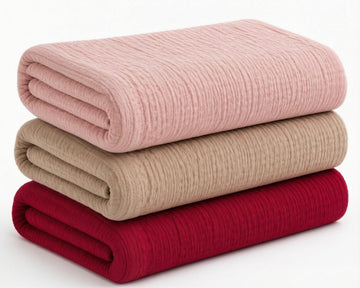 Muslin Baby Swaddle Blanket  Organic Cotton, Hypoallergenic, MultiPurpose 3Pack 47x39 Inch, Perfect for Newborns & Toddlers 